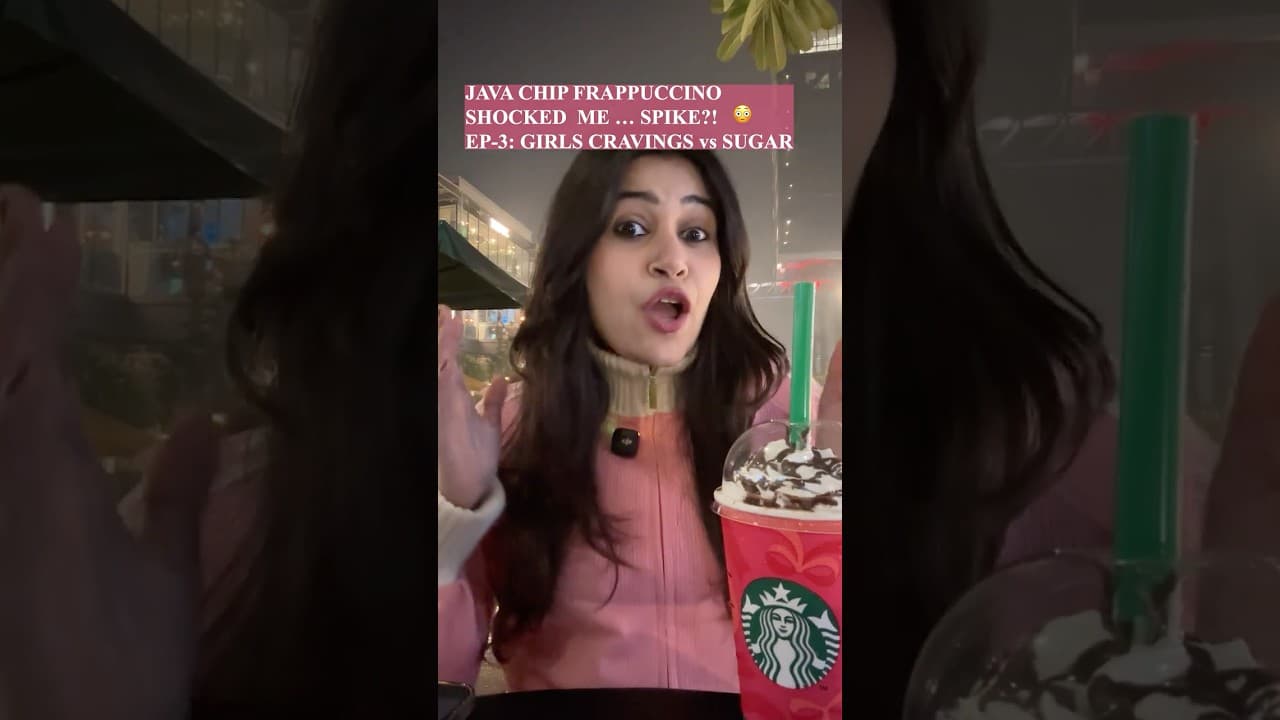 Same Sugar, Different Spike 😳 | Java Chip Frappuccino CGM Test (vs Double Chocolate)