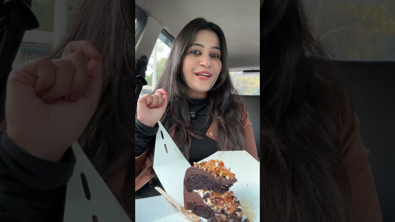 Caramel Crunch Cake 😳 CGM Test (80→128) | Heavy but Worth It?!